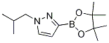 1H-Pyrazole, 1-(2-Methylpropyl)-3-(4,4,5,5-tetraMethyl-1,3,2-dioxaborolan-2-yl)- 结构式