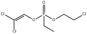 2-CHLOROETHYL2,2-DICHLOROVINYLETHYLPHOSPHONATE 结构式