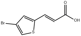 TRANS-3-(4-BROMOTHIOPHEN-2-YL)ACRYLIC ACID 结构式