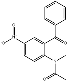 2-N,N-METHYLACETYLAMINO-5-NITROBENOPHENONE 结构式