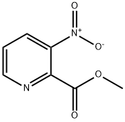 3-硝基吡啶-2-甲酸甲酯 结构式