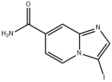 3-碘咪唑并[1,2-A]吡啶-7-甲酰胺 结构式