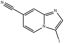 3-碘咪唑并[1,2-A]吡啶-7-甲腈 结构式