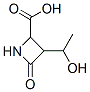 2-Azetidinecarboxylic acid, 3-(1-hydroxyethyl)-4-oxo- (9CI) 结构式