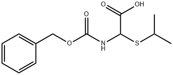 2-(benzyloxycarbonyl)-2-(isopropylthio)acetic acid 结构式