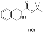 (R)-1,2,3,4-四氢-3-异喹啉羧酸叔丁酯盐酸盐 结构式