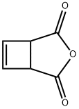 cis-Cyclobut-3-ene-1,2-dicarboxylic anhydride 结构式