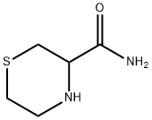 硫代吗啉-3-甲酰胺 结构式