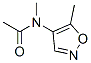 Acetamide, N-methyl-N-(5-methyl-4-isoxazolyl)- (9CI) 结构式