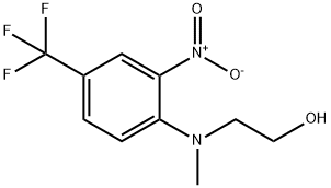 2-[METHYL-2-NITRO-4-(TRIFLUOROMETHYL)ANILINO]ETHAN-1-OL 结构式