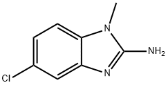 5-氯-1-甲基-1H-1,3-苯并二唑-2-胺 结构式