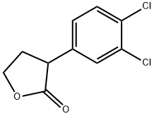 3-(3,4-二氯-苯基)-二氢-呋喃-2-酮 结构式