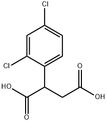 2-(2,4-二氯苯基)琥珀酸 结构式
