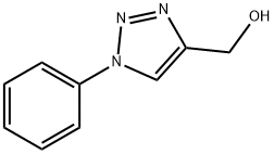 1-苯基-4-甲醇基-1H-1,2,3-三唑 结构式