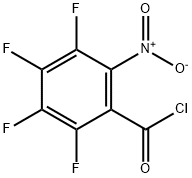 5-硝基-2,3,4,5-四氟苯甲酰氯 结构式