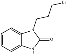 1-(3-溴丙基)-1,3-二氢-2H-苯并咪唑-2-酮 结构式
