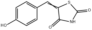 5-(4-羟基苯亚甲基)噻唑烷-2,4-二酮 结构式
