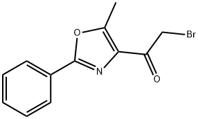 2-broMo-1-(5-Methyl-2-phenyloxazol-4-yl)ethanone 结构式