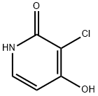 3-氯-4-羟基-2(1H)-羟基吡啶 结构式