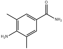 4-氨基-3,5-二甲基苯甲酰胺 结构式