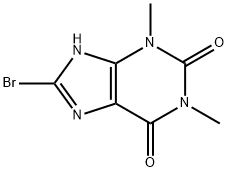 8-溴茶碱 结构式