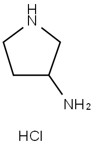 3-氨基吡咯烷二盐酸盐 结构式