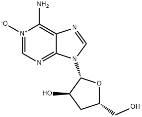 3'-deoxyadenosine N(1)-oxide 结构式