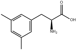 3,5-二甲基-DL-苯丙氨酸 结构式