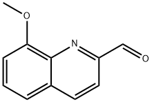8-甲氧基喹啉-2-甲醛 结构式