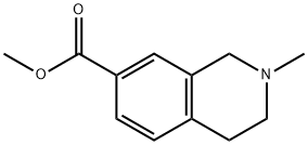 Methyl 2-methyl-1,2,3,4-tetrahydroisoquinoline-7-carboxylate 结构式