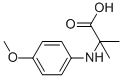 N-(4-甲氧苯基)-2-甲基丙氨酸 结构式