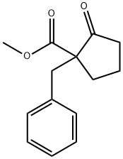 2-苄基-2-羰基甲氧基环戊酮 结构式