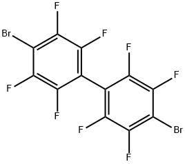 4 4'-二溴八氟联苯 结构式