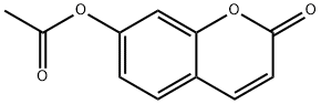 7-乙酰氧基香豆素 结构式