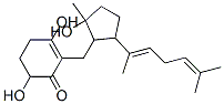 3,6-Dihydroxy-2-[[5-[1,5-dimethyl-1,4-hexadienyl]-2-hydroxy-2-methylcyclopentyl]methyl]-2-cyclohexen-1-one 结构式