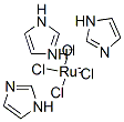 imidazolium-bis(imidazole)tetrachlororuthenate(III) 结构式