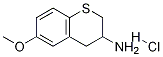 6-甲氧基硫代苯并二氢吡喃-3-胺盐酸盐 结构式