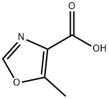 5-甲基-1,3-异恶唑-4-甲酸 结构式