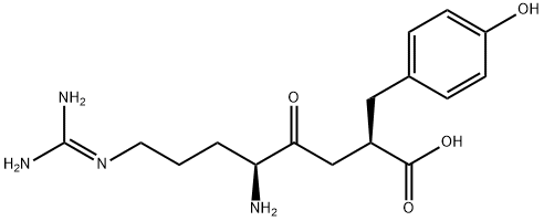 (2R,5S)-5-AMINO-8-GUANIDINO-4-OXO-2-P-HYDROXYPHENYLMETHYLOCTANOIC ACID SULFATE