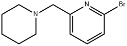 2-溴-6-(哌啶-1-基甲基)吡啶 结构式