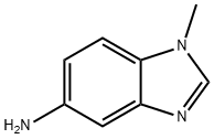 1-甲基苯并咪唑-5-胺 结构式