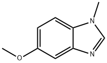 5-甲氧基-1-甲基苯并咪唑 结构式