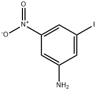 3-碘-5-硝基苯胺 结构式