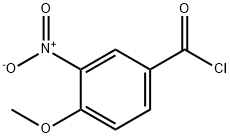 4-甲氧基-3-硝基苯甲酰氯 结构式