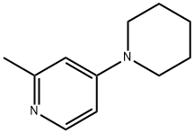 2-甲基-4-(1-哌啶基)-吡啶 结构式