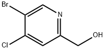 (5-溴-4-氯吡啶-2-基)甲醇 结构式