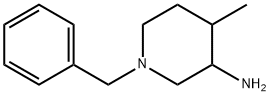 顺式1-苄基-4-甲基-3-氨基-哌啶 结构式