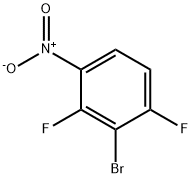 2-溴-1,3-二氟-4-硝基苯 结构式