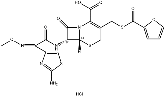 盐酸头孢噻呋 结构式