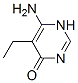 4(1H)-Pyrimidinone, 6-amino-5-ethyl- (9CI) 结构式